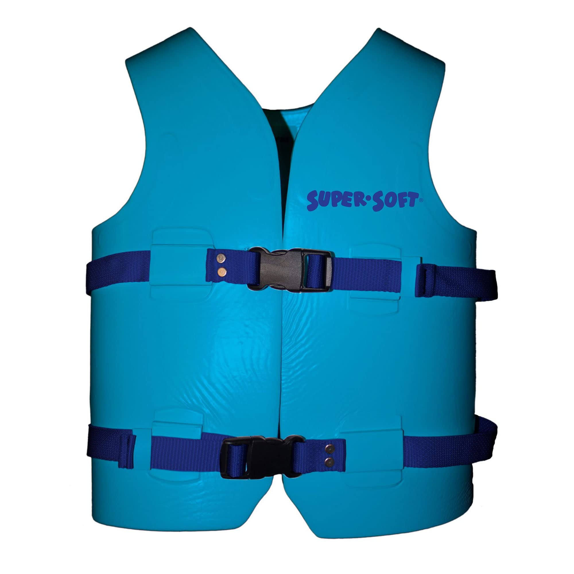 Trc Recreation Super Soft Child Size Medium Life Jacket Uscg Approved Vinyl Coated Foam Swim Vest For Kids Swimming Pool And Bea