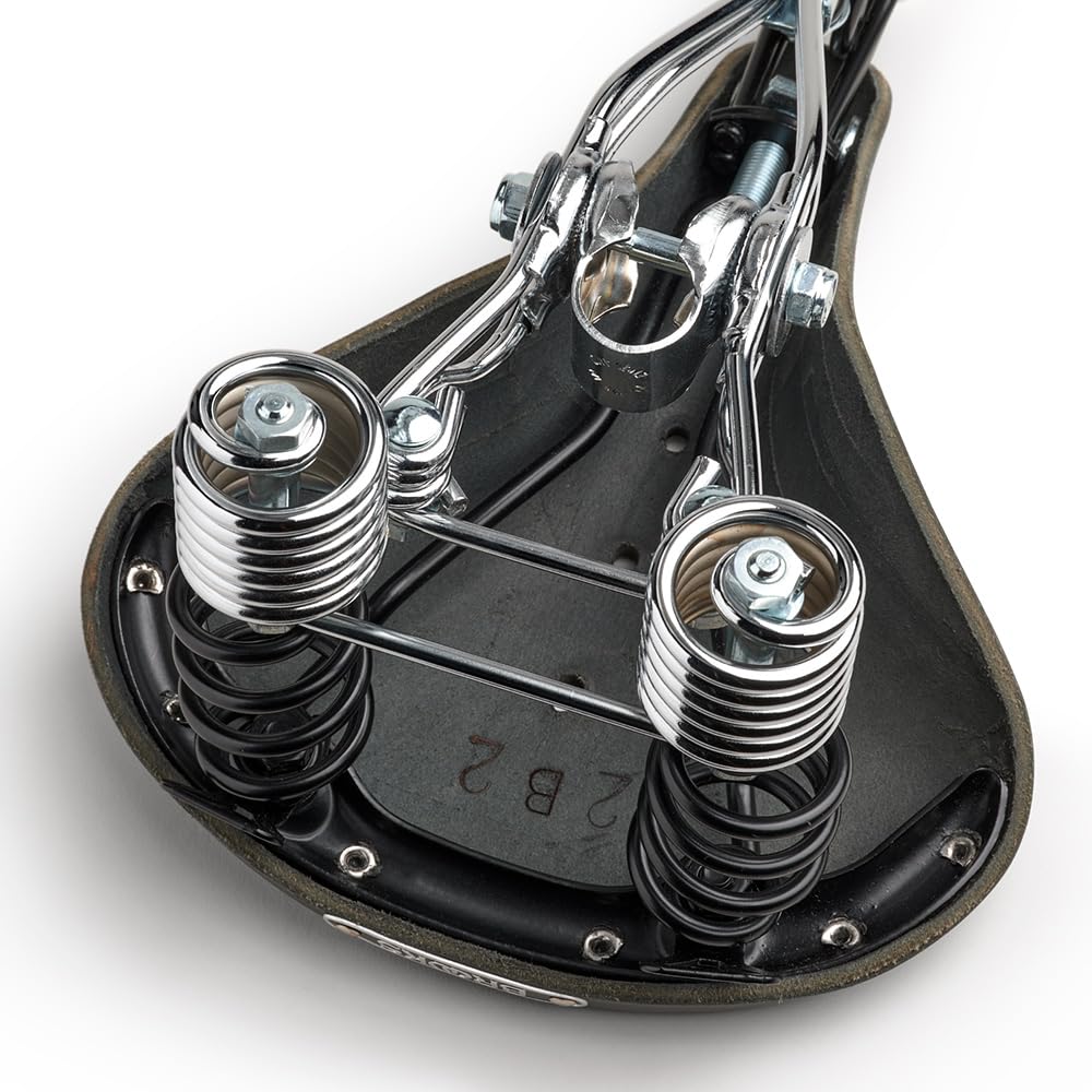 Brooks Saddles B135 Bicycle Saddle (Chrome Double Springs, Black )