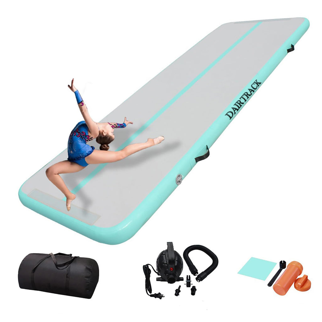 Dairtrack Air Tumbling Mat,Tumble Track 10Ft/13Ft/16Ft/20Ft Inflatable Gymnastics Air Mat For Gymnastics Training/Home Use/Gym/C