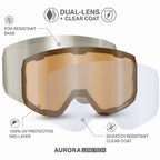 Wildhorn Roca V2 Ski Goggles Men & Women, Snowboard Goggles Anti-Fog Scratch 100% Uv With Magnetic Lens