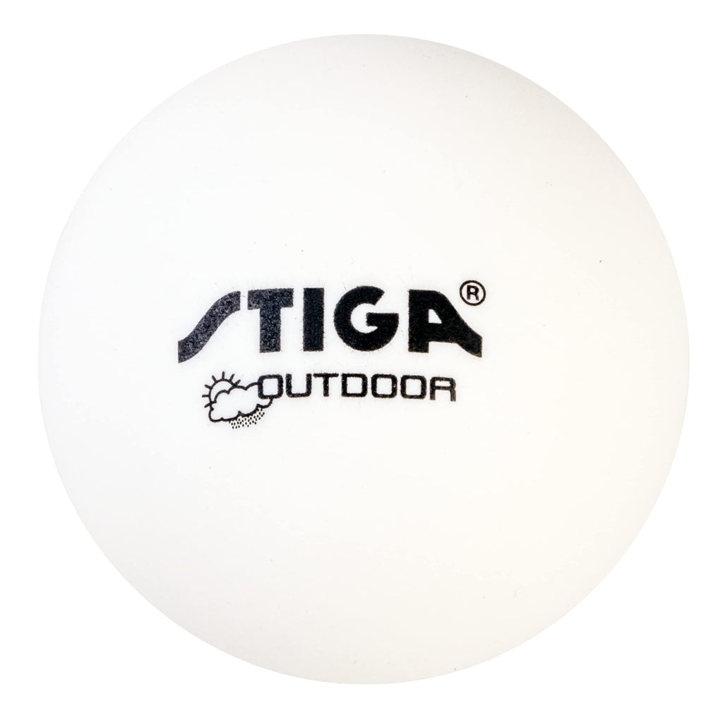 Stiga 4 Pack Outdoor Ping Pong Balls - Minimizes Wind Resistance