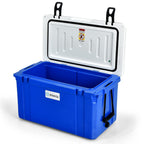 Goplus 58 Quart Camping Cooler, Portable Rotomolded Cooler With 4-Day Ice Retention, Ideal For Outdoor Activities