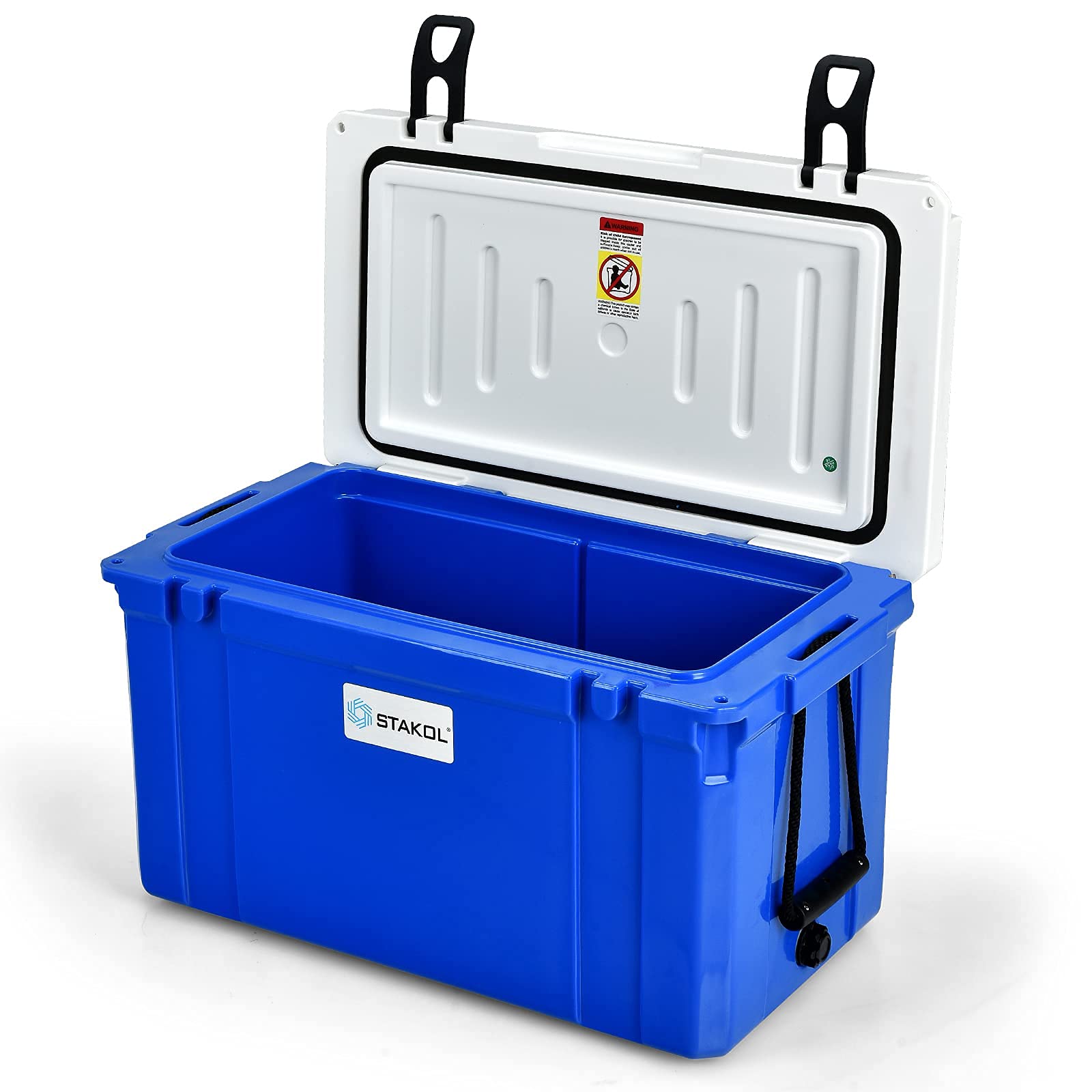Goplus 58 Quart Camping Cooler, Portable Rotomolded Cooler With 4-Day Ice Retention, Ideal For Outdoor Activities