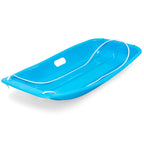 Best Choice Products 35In Kids Plastic Toboggan Snow Sled W/Pull Rope, 2 Handles - Blue