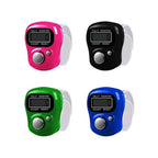 Electronic Finger Counter,4-Pack Case Resettable 5 Digit Lcd Electronic Digital Display Finger Hand Tally Counter Counting For G