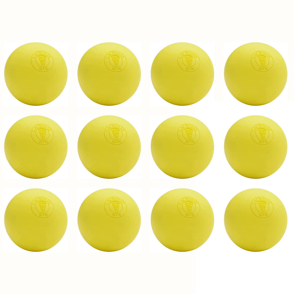 STX Lacrosse Balls Yellow - 12 Pack