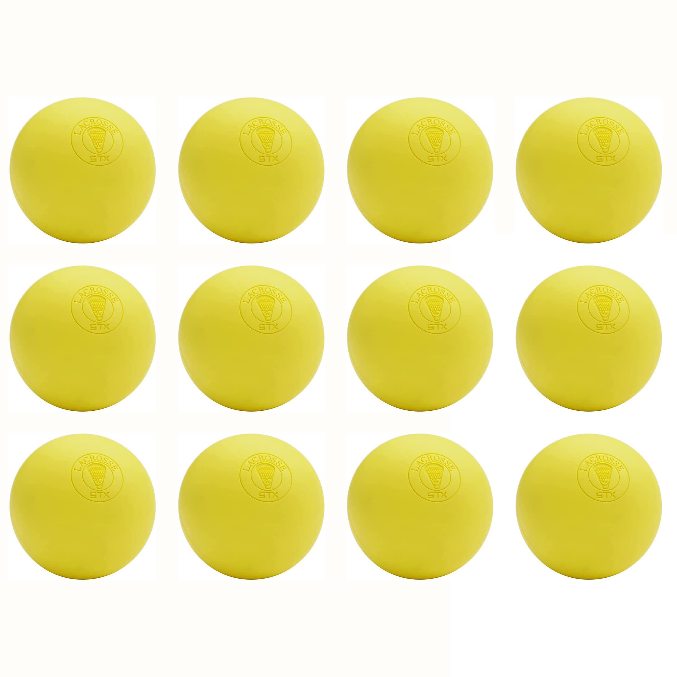 STX Lacrosse Balls Yellow - 12 Pack