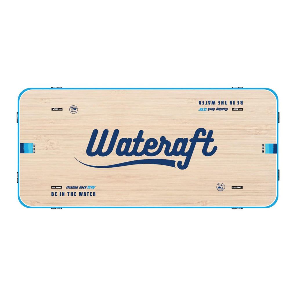 Wateraft Big Inflatable Floating Dock (13       X 6      ) Stable Raft Platform For Lake Beach Pool, Supports 8 Adults Rafting A