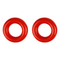 Zelerdo 2 Pack Golf Club Warm Up Swing Weight Ring, Red