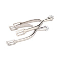 Korsteel Stainless Steel 30Mm Pow Rowel Spurs, Ladies 1 1/4'' Neck