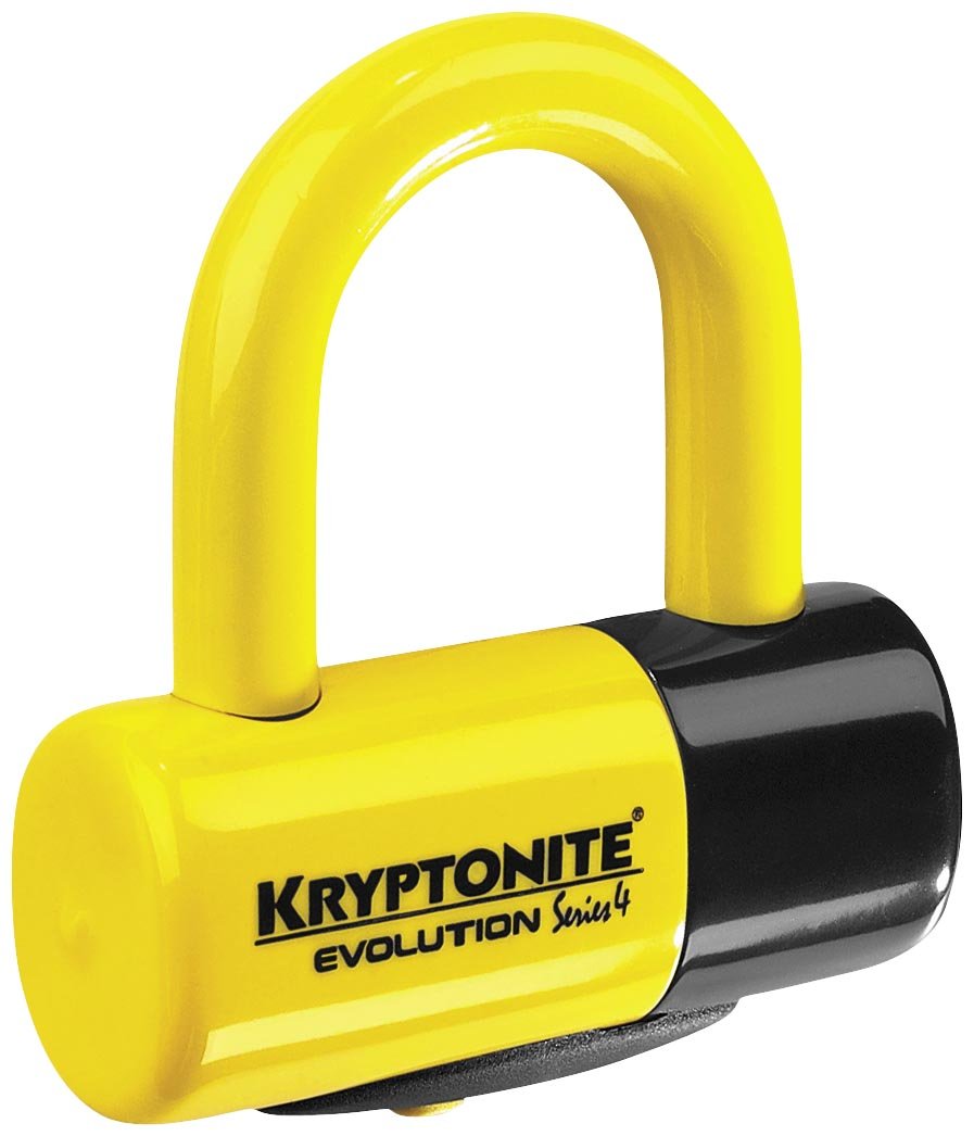 Kryptonite Evolution Series 4 Bicycle Disc Bike Lock (Yellow)
