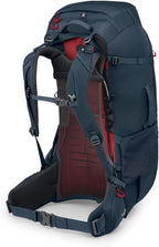 Osprey Farpoint Trek 55L Mens Travel Backpack, Muted Space Blue, One Size