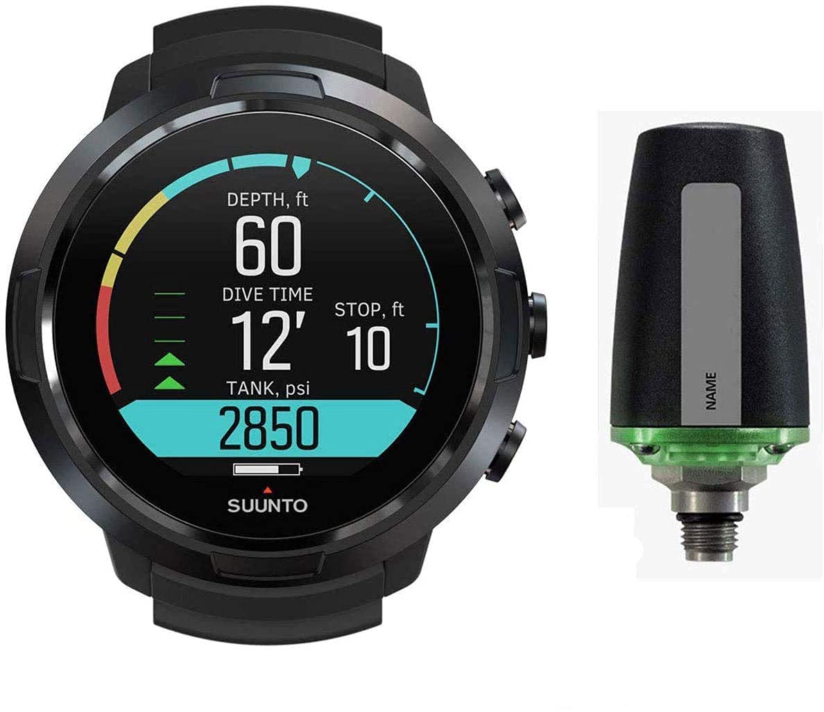 Suunto D5 All Black With Usb Cable & Pod Pkg