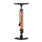 Toolitin Floor Bicycle Pump With Gauge,160 Psi High Pressure,Bike Pump Compatible With Presta And Schrader Valve,Bike Tire Pump 