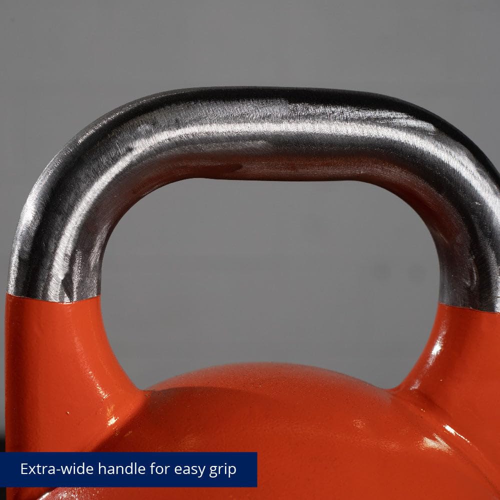 Titan Fitness 12 Kg Competition Kettlebell, Single Piece Casting, Kg Markings, Full Body Workout