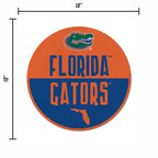 Rico Industries Ncaa Florida Gators Classic Shape Cut Pennant - Home And Living Room D  Cor - Soft Felt Ez To Hang