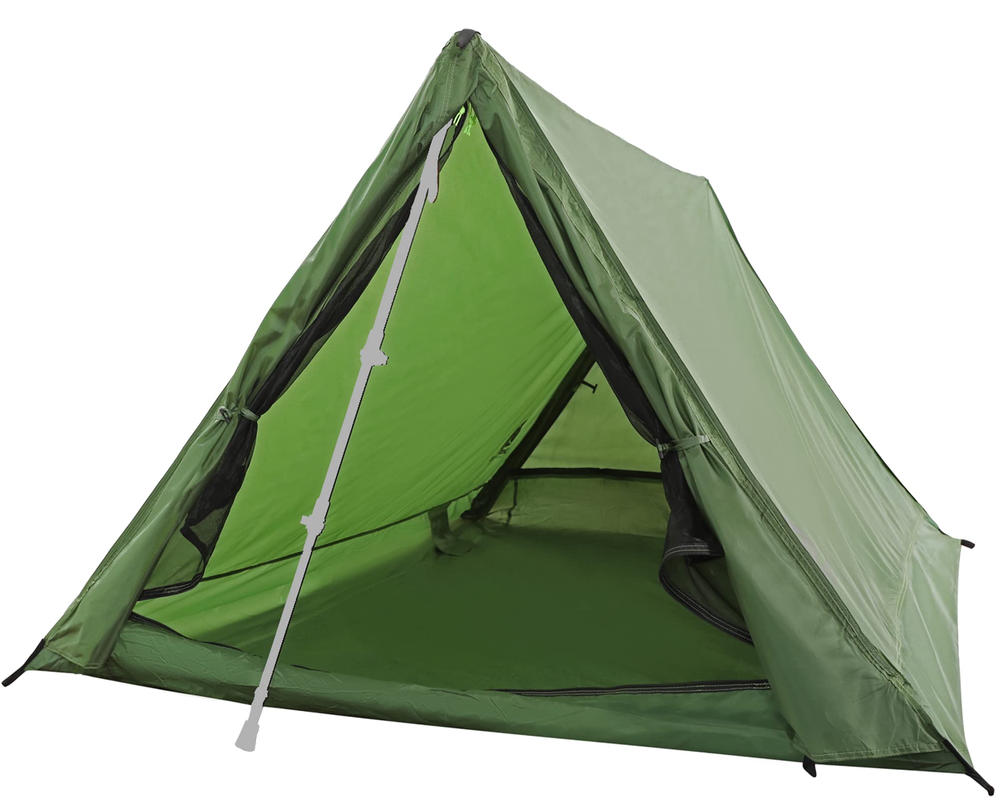 2-Person Trekking Pole Tent for Backpacking - 1.0 Ultralight A-Frame Backpacking Tent, Two Person Waterproof Hiking Tent for Cam