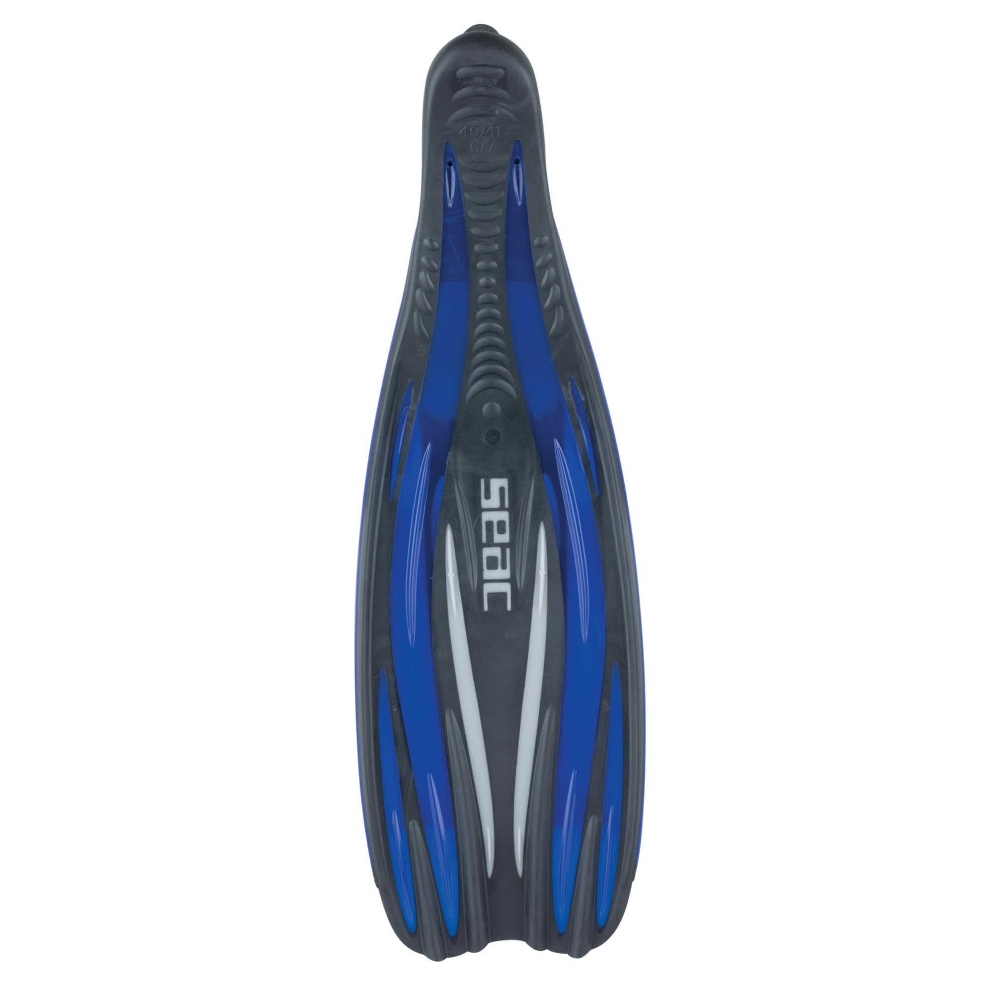 Seac F100 Pro, Ultra Light Underwater Full Foot Fin, For Diving And Snorkeling, Blue, 8 .5-9.5 Us
