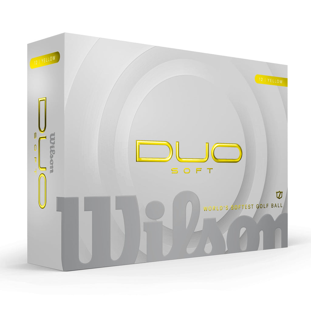 Wilson 2025 Duo Soft Golf Balls - Yellow, 12 Balls