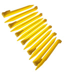 9 Inch Plastic Tent Stakes -12 Pcs Heavy Duty And Larger Durable Tent Pegs Spike Hook For Campings Outdoor And Garden Lawn, Stur