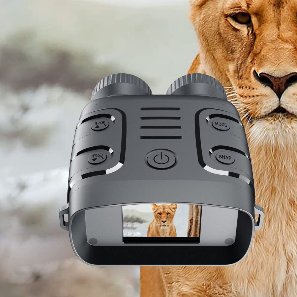 Night Vision Binoculars, Night Vision Goggles for Hunting, 5X Digital Zoom 1080P Infrarednight Vision Monocular for Viewing 984f