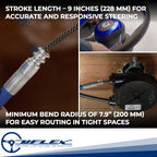 Uflex M66 10' Fast Connect Rotary Steering Cable Universal