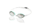 Speedo Women'S Swim Goggles Mirrored Vanquisher 2.0, Silver Ice