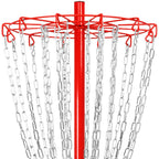 Remix Double Chain Practice Basket For Disc Golf - Red