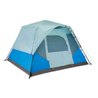 Outbound Quickcamp 6 Person 3 Season Lightweight Cabin Style Tent With A Heavy Duty 600 Mm Coated Rainfly, Front Canopy, And Car