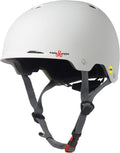 Triple Eight 3348 Gotham Dual Certified MIPS Skateboard and Bike Helmet, White Matte, Large / X-Large