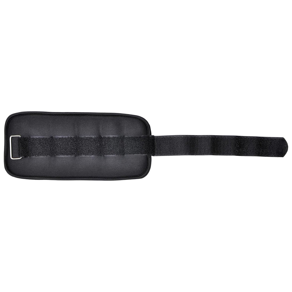 Signature Fitness Fully Adjustable Ankle Wrist Arm Leg Weights, 4 lbs each (8-lb pair), Black