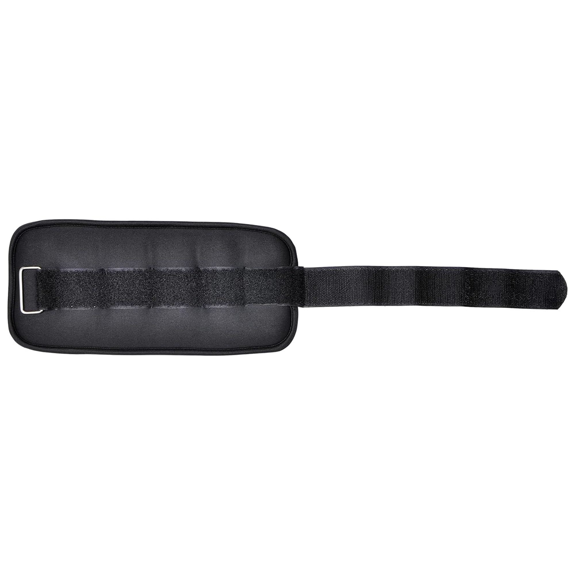 Signature Fitness Fully Adjustable Ankle Wrist Arm Leg Weights, 4 lbs each (8-lb pair), Black