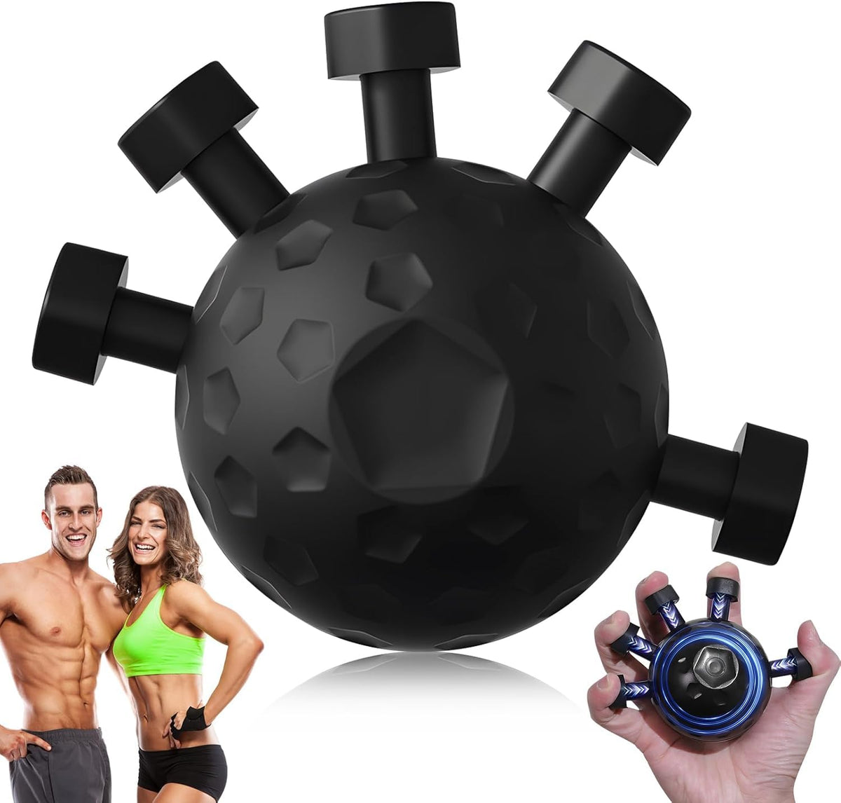 Bitnex Finger Grip Strengthener, 2025 Upgrade Hand Gripper Strengthener, New Hand Grip Strengthener Finger Exerciser Gripper Too