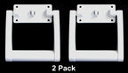 Jsp Manufacturing White Aftermarket Plastic Igloo Cooler Replacement Handles # 21025 For 90-100 Qt Coolers (2)