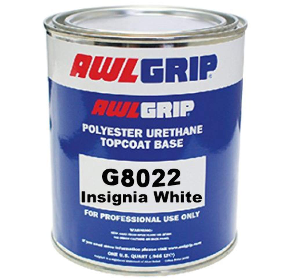 Awlgrip Awlgripxae; Polyester Urethane Topcoat (Color: Insignia White, Size: Quart)