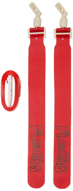 Flag-A-Tag Sonic Boom Flag Belts, Scarlet, 52-Inch (One Dozen)