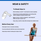 Gibson Summit Womens Gymnastic Grips, Hook And Loop, Gymnastic Grips, X-Small, Small, Medium, Large, Women And Girls Gymnastics