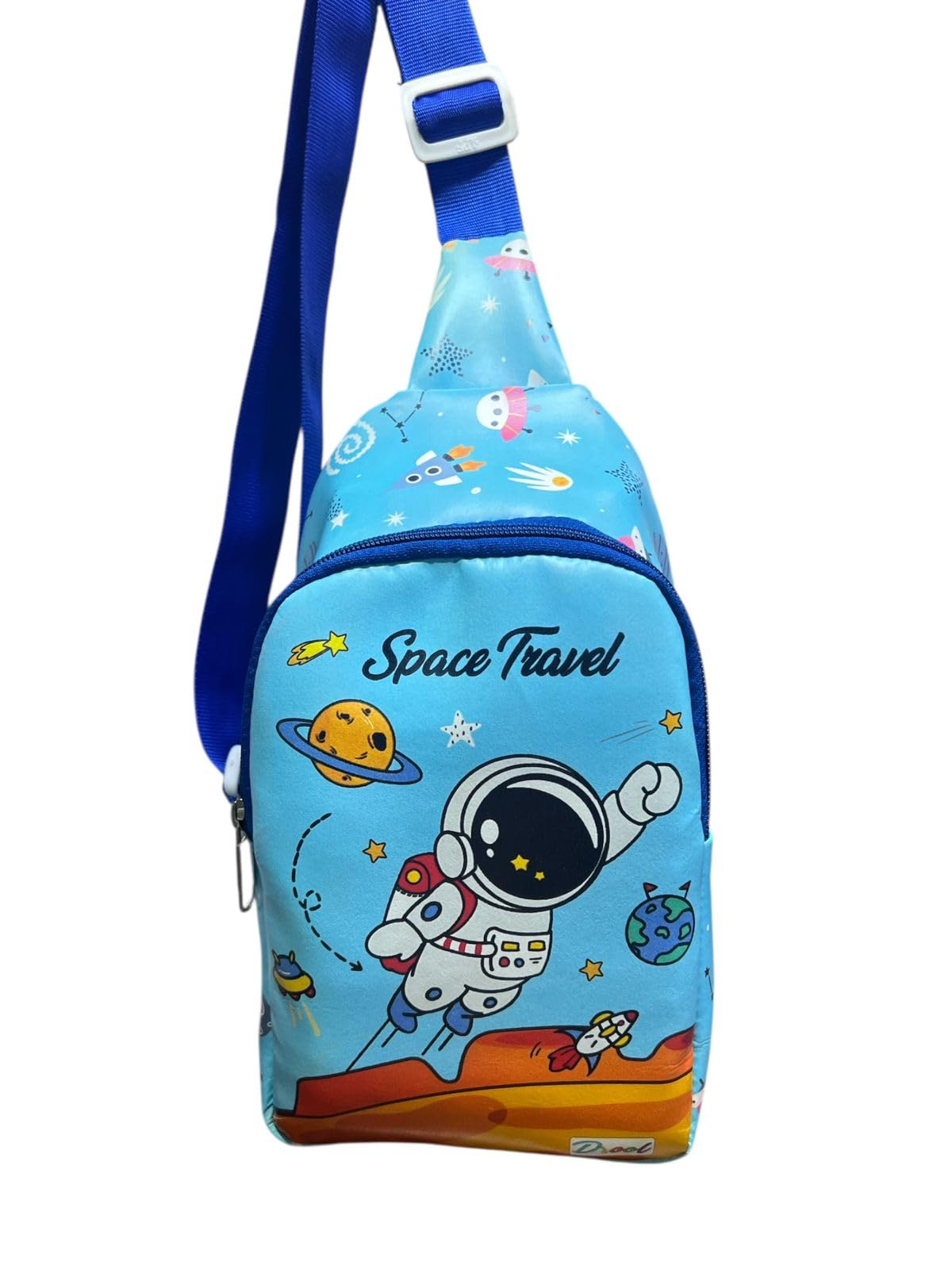 Jiada Kids Travel Crossbody Sling Chest MultiPurpose Bag Space Print