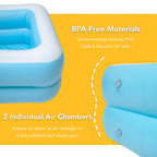 Chiclist Inflatable Kiddie Pool Baby Pool Swim For Kids Kids, Easy Set For Backyard Summer Outdoor
