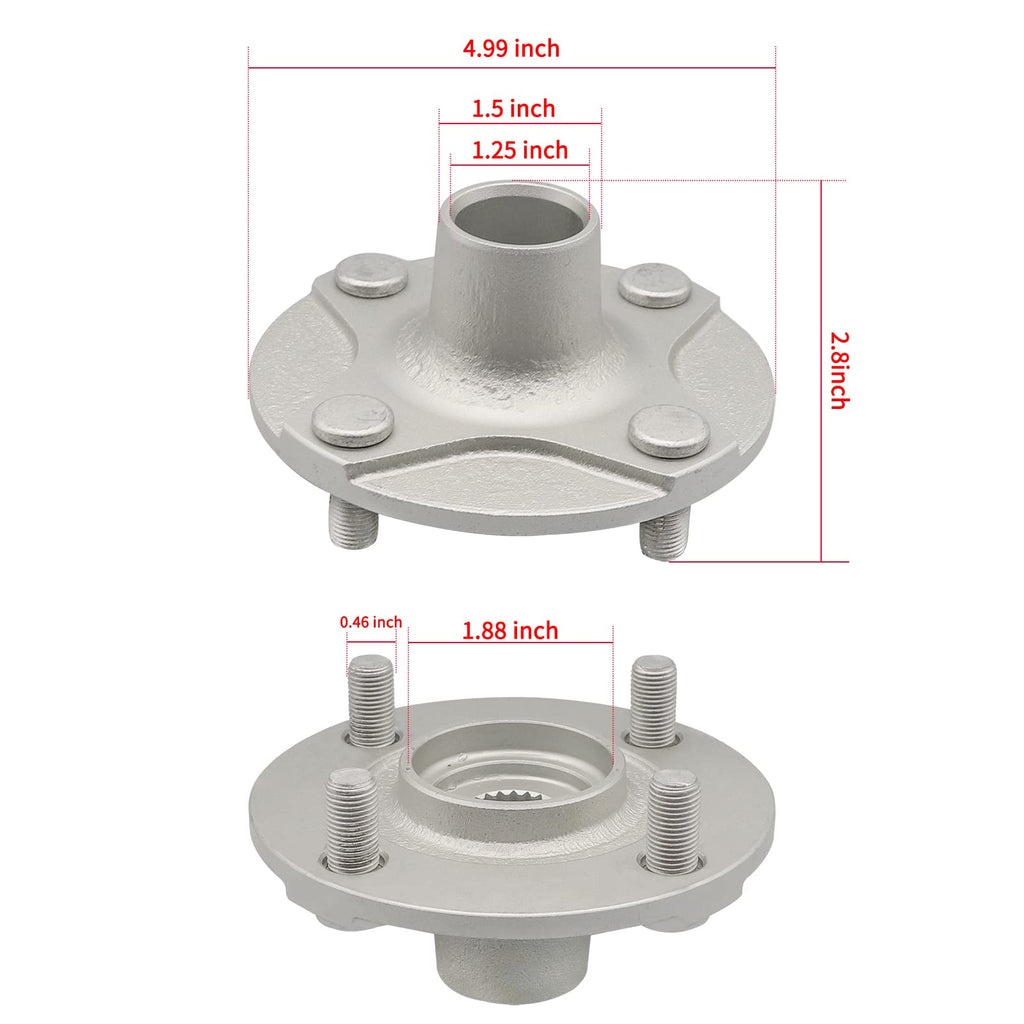 Panglong Suitable For Yamaha G29 Golf Cart Rear Wheel Hub Part G29 Drive Gas Electric Jw1-G6542-00-00