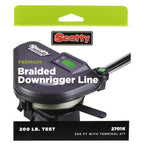 Scotty #2701K Power Braid Downrigger Line (200-Pound Test) 300-Foot Spool W/ Kit, Black