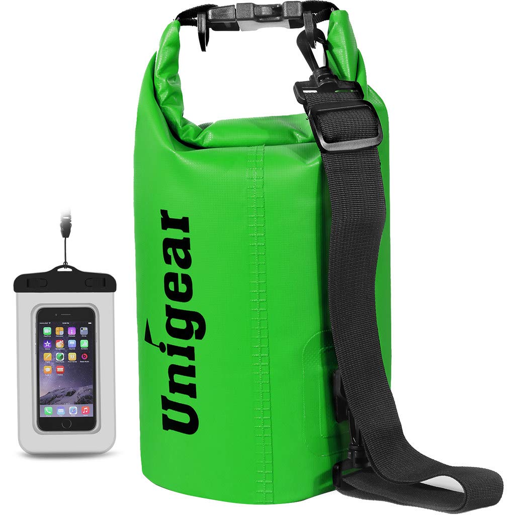 Unigear Dry Bag Sack, Waterproof Floating Dry Gear Bags for Boating, Kayaking, Fishing, Rafting, Swimming, Camping and Snowboard