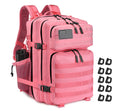 R.SASR Womens 45L Pink Tactical Backpack, Military Backpack with MOLLE System, Large Hiking Camping Gym Travel Backpack, Waterp