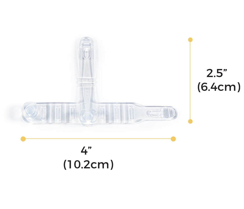 Tilos Soft Hypoallergenic Silicone Snorkel Keeper For Snorkeling And Scuba Diving (Clear)