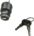 Ezgo Ignition Key Switch (81+) Gas/Electric Golf Cart (With Lights) 4-Prong