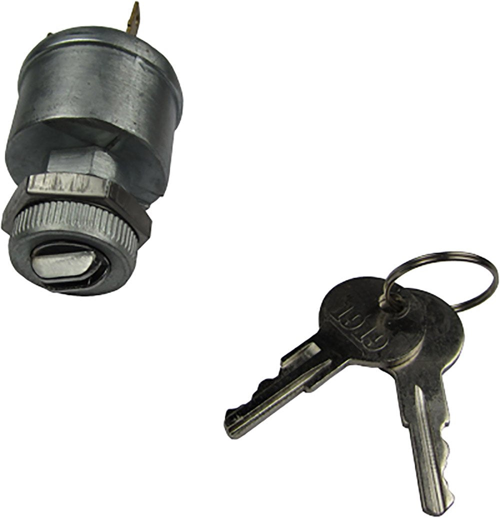 Ezgo Ignition Key Switch (81+) Gas/Electric Golf Cart (With Lights) 4-Prong