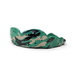 SISU Aero Medium Mouthguard, Tactical Green Camo - 1.6mm Thin - Custom-Molded Fit - Slim Design - Remoldable Up to 20 Times - fo
