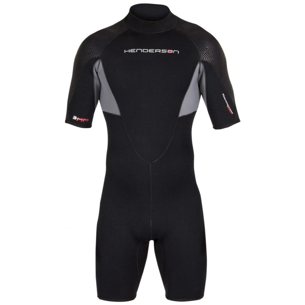 Henderson 3Mm Thermoprene Pro Men? Back Zip Shorty, Black, L