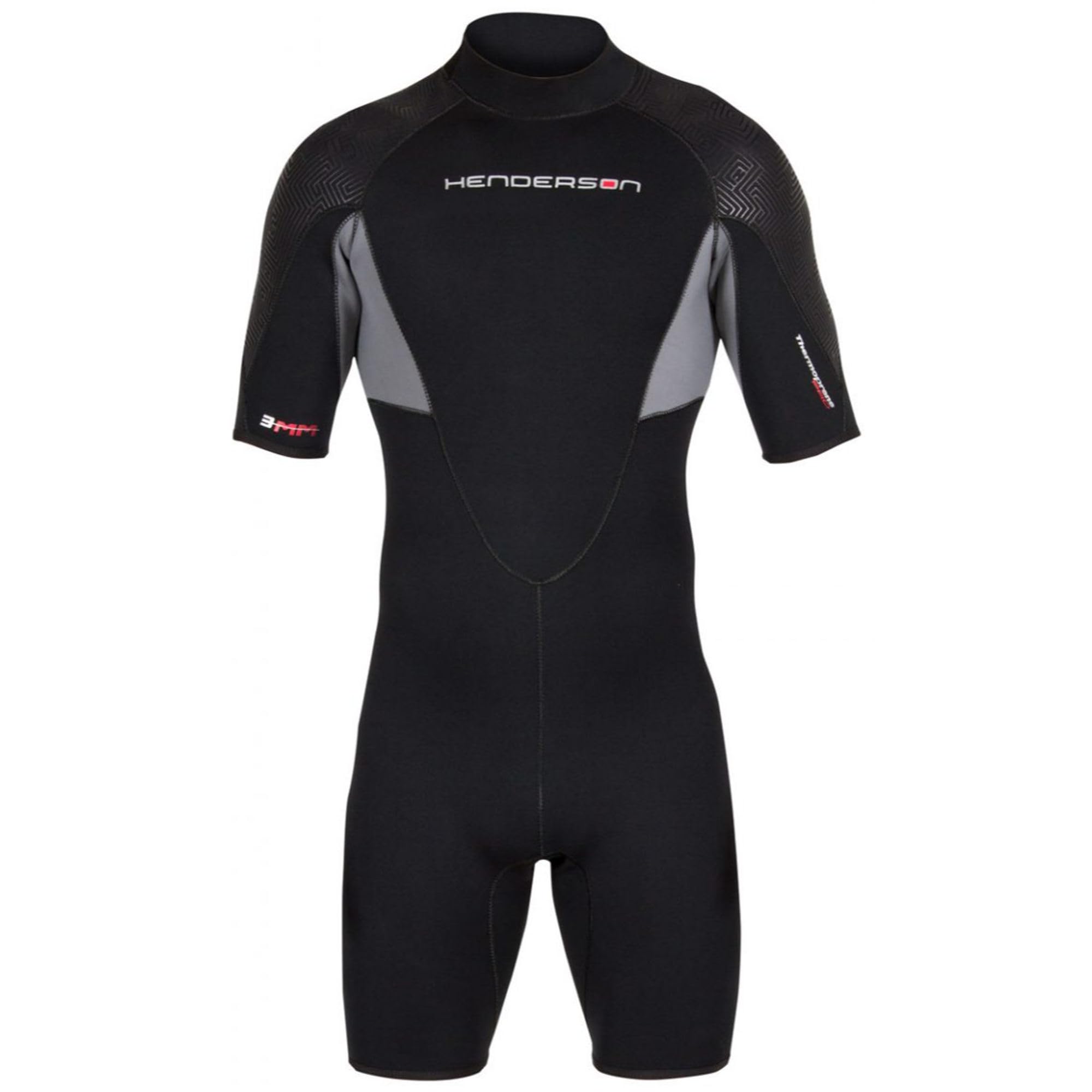 Henderson 3Mm Thermoprene Pro Men? Back Zip Shorty, Black, L