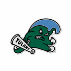 Rico Industries Ncaa Tulane Green Wave Primary Shape Cut Pennant - Home And Living Room D  Cor - Soft Felt Ez To Hang